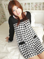 Cute asian girl demonstrates her naked body for some cash