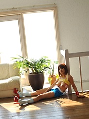 Yuka pretty teen model is a sexy girl who poses a lot