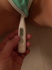 Japanese girls are so sensitive they can stick anything between their legs to be wild. As brace faced Rin dropped her cotton panties, we took her temperature!