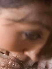 Mai Hanano Asian sucks balls and rubs penis between big knockers