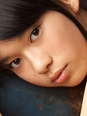 Tomoe Yamanaka Asian in stockings shows nasty behind at window