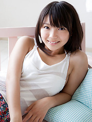 Nice Fuuka Nishihama undresses on the camera making us wild