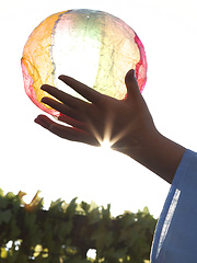 Rio Matsushita Asian shows sexy legs under geisha dress outdoor