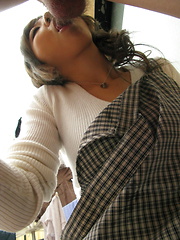 Needy husbannd makes Rui Hazuki suck him off.