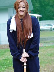 Arousing and hot An Umemiya gives head out