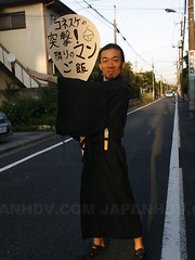 Sexy wife Kaede Moritaka gets nailed at home